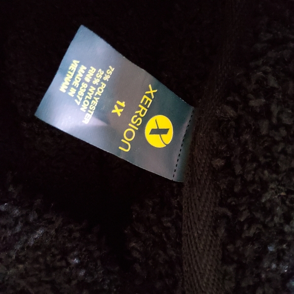 Xersion Cowl Neck Pullover Sweater Black 1X New - Picture 7 of 7